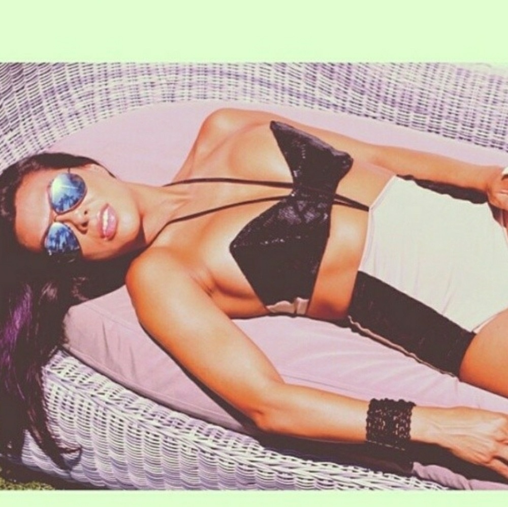 High waisted two piece swimsuit